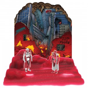Super7 Czarface ReAction Figure Battle Mode Double-Sided Playset (red)