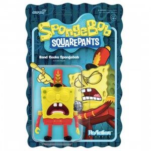 Super7 Spongebob Squarepants Band Geeks Spongebob Reaction Figure (yellow / blue)