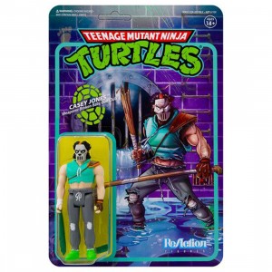 Super7 Teenage Mutant Ninja Turtles Casey Jones Reaction Figure (purple)