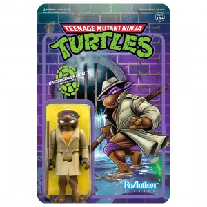 Super7 Teenage Mutant Ninja Turtles Undercover Donatello Reaction Figure (purple)