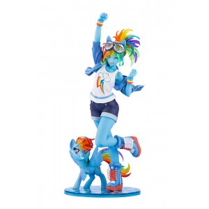 Kotobukiya My Little Pony Rainbow Dash Limited Edition Bishoujo Statue (blue)