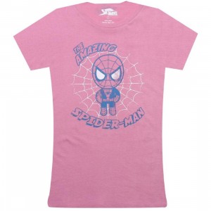 Tokidoki x Marvel Womens Vintage Spiderman Tee (pink)