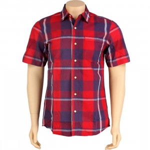 The Hundreds Uno Short Sleeve Shirt (red)