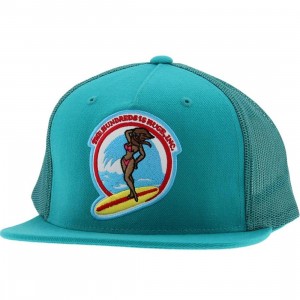 The Hundreds Bunny Cap (teal)
