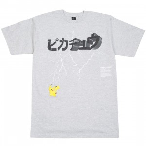 BAIT Exclusive 10 Deep x Pokemon Men Lightning Strike Tee (gray / heather)