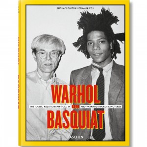 Warhol On Basquiat By Michael Hermann Book (yellow / hardcover)