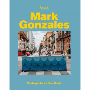 Mark Gonzales Adventure In Street Skating Hardcover Book (blue)