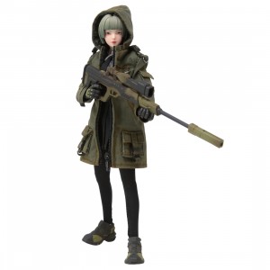 Joy Toy Frontline Chaos Rin 1:12 Scale Action Figure (brown)
