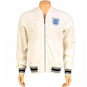 Umbro England Knitted Track Jacket (whisper white)
