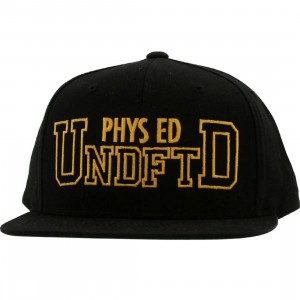 Undefeated Phys Ed Starter Snapback Cap (black)