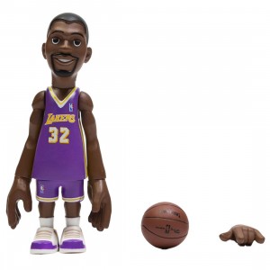 MINDstyle x Coolrain NBA Legends LA Lakers Magic Johnson Figure - BAIT Exclusive (purple)