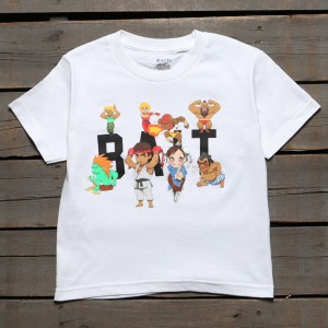 BAIT x Street Fighter Chibi Group Youth Tee (white)