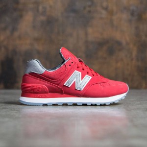 New Balance Women 574 Luxe Rep WL574SYB  (red)