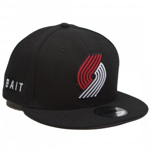BAIT x NBA X New Era 9Fifty Portland Trail Blazers OTC Snapback Cap (black)