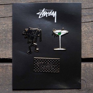 Stussy Holiday 2016 Pin Set (silver / assorted)