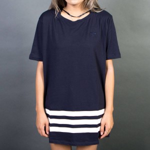 Adidas Women Three Stripes NMD T-Shirt (navy / legink / white)