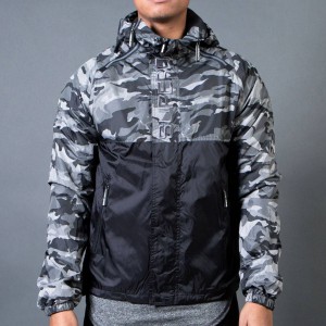 Superdry Men Camo Dual Zip Artic Jacket (black / gray)