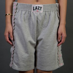 Lazy Oaf Women Lazy Popper Shorts (gray)