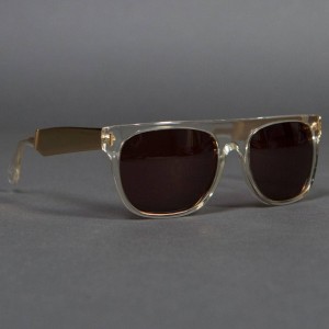 Super Sunglasses Flat Top (silver / crystal)