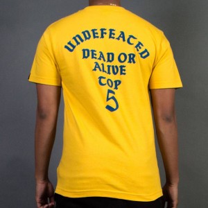 Undefeated Men Dead or Alive Tee (gold)