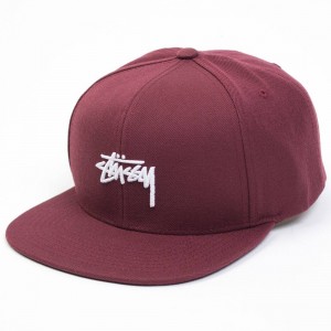 Stussy Fall 2017 Stock Cap (burgundy)