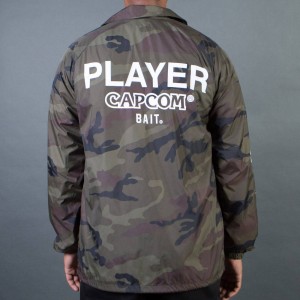 BAIT x Street Fighter Men Capcom Player Jacket (camo)