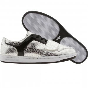 Creative Recreation Womens Cesario Low (silver snake / black patent)